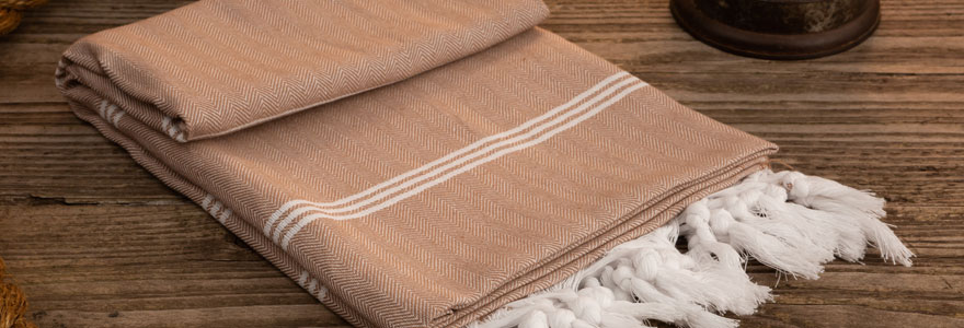 Fouta nid d'abeille